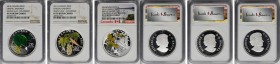 CANADA. Trio of 20 Dollars (3 Pieces), 2010-16. All NGC PROOF-70 Ultra Cameo Certified.
1) 2010. Crystal Raindrop Maple Leaf - Colorized. KM-1013. 2)...