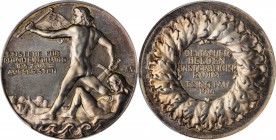 CHINA. German Occupation. Defense of Tsingtau Silver Medal, 1914. PCGS PROOF-62 Gold Shield.
Zetzmann-4060. By A. Hummel at Lauer's in Nuremberg. Obv...