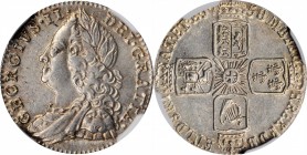 GREAT BRITAIN. 6 Pence, 1758. London Mint. George II. NGC MS-62.
S-3711; KM-582.2; ESC-11623. A well detailed coin with very light gray toning throug...