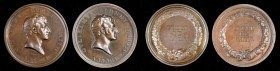 GREAT BRITAIN. Duo of Admiral Sir Sydney Smith Bronze Medals (2 Pieces), 1805. Grade Range: CHOICE ABOUT UNCIRCULATED to CHOICE MINT STATE.
BHM-573; ...