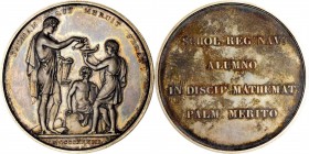 GREAT BRITAIN. Silver Royal Naval School in Camberwell Award Medal, 1833. UNCIRCULATED.
Diameter: 46 mm; Weight: 54.67 gms. By W. Wyon. Unissued, awa...