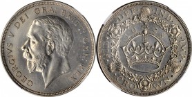 GREAT BRITAIN. Crown, 1928. London Mint. NGC AU Details--Cleaned.
S-4036; KM-836. Mintage: 9034. A scarce Wreath Crown with cleaning lines visible un...
