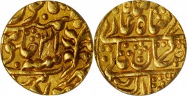 INDIA. Jaipur. Mohur, Year 31 (1836/7). Jagat Singh II. ANACS AU-58.
Fr-1182; KM-77. Rather bold, with a few light marks and only a hint of minor wea...
