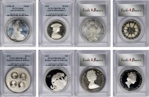 MIXED LOTS. Quartet of Silver Denominations (4 Pieces), 1969-93. All PCGS Certified.
1) Austria. (1780)-SF, Taler. MS-68. Modern Restrike of KM-23. 2...