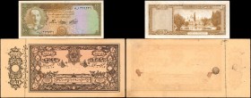 AFGHANISTAN. Mixed Banks. 5 Rupees & 10 Afghanis, 1920-51. P-2b & 31b. Very Fine to About Uncirculated.
2 pieces in lot. Included are P-2b 5 Rupees a...
