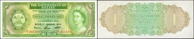 BELIZE. Government of Belize. 1 Dollar, 1975. P-33a. Uncirculated.
Rich green ink seen throughout on this 1 Dollar note.
Estimate: $70.00- $120.00