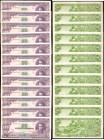 BOLIVIA. Banco Central de Bolivia. 50 Bolivianos, 1945. P-141. Extremely Fine.
30 pieces in lot. 50 Bolivianos notes, with a few that are consecutive...