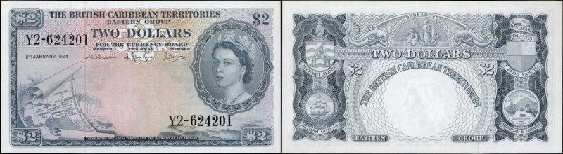 BRITISH CARIBBEAN TERRITORIES. British Caribbean Territories, Eastern Group. 2 D...