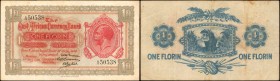 EAST AFRICA. East African Currency Board. 1 Florin, 1920. P-8. Very Fine.
A scarce catalog number for this 1 Florin note. King George V at right. Hip...