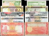 MIXED LOTS. Mixed Banks. Mixed Denominations, Mixed Dates. P-Various. Very Fine to About Uncirculated.
5 pieces in lot. Included are Hong Kong P-76b ...