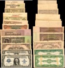 MIXED LOTS. Mixed Banks. Mixed Denominations, Mixed Dates. P-Various. Very Good to Very Fine.
12 pieces in lot. Mostly German notes are found, with t...