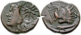 Tauric Chersonesos, Pantikapaion. Ca. 310-304 B.C. AE 22.