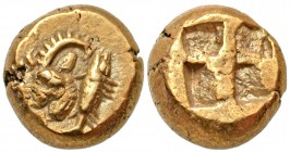 Mysia, Kyzikos. Ca. 550-500 B.C. EL hekte - sixth stater.