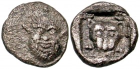 Lesbos, Methymna. Ca. 500/480-460 B.C. AR obol. Very Rare. From the D. Thomas Collection; From the Daniel Koppersmith Collection; Ex CNG.