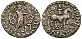 Indo-Scythian Kingdom. Gondophares-Sases. Ca. A.D. 35-55. BI tetradrachm.