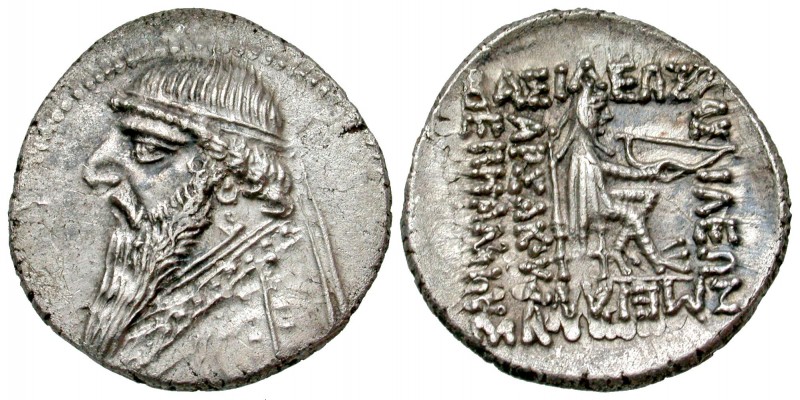 Parthian Kingdom. Mithradates II. Ca. 123-88 B.C. AR drachm (20.5 mm, 4.11 g, 12...