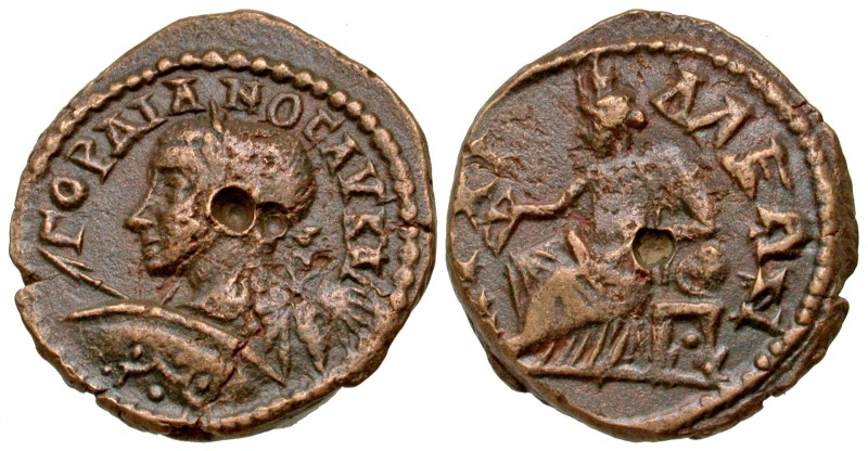Thrace, Anchialus. Gordian III. A.D. 238-244. AE 20 (19.7 mm, 3.44 g, 12 h). ΓOP...