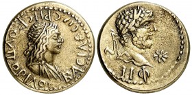 Bosporan Kingdom. Rheskuporis II. Under Caracalla, A.D. 211/2-226/7. EL stater. Struck A.D. 211/212. NGC certified XF. Ex Gorny &#38; Mosch 229, lot 1...