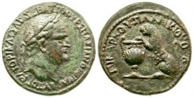 Bithynia, Nicaea. Vespasian. A.D. 69-79. AE 25. A.D. 76. NGC certified XF. Rare. Ex Gorny &#38; Mosch.