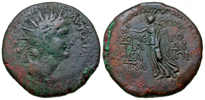 Islands off Caria, Rhodes. Domitian. A.D. 81-96. 36.8 mm, 25.31 g, 11 h). ΑΥΤΟΚΡ...