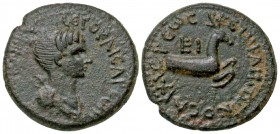 Lydia, Hierocaesarea. Time of Nero. A.D. 54-68. AE 17. Pseudo-autonomous issue as Roman client-state.