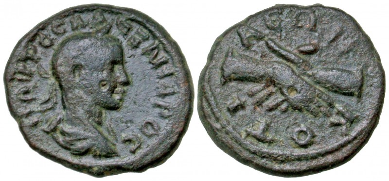 Phrygia, Cotiaeum. Severus Alexander. A.D. 222-235. AE 18 (17.7 mm, 3.08 g, 1 h)...