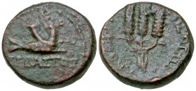 Phrygia, Laodicea ad Lycum. Augustus. 27 B.C.-A.D. 14 AE 14. Pseudo-autonomous issue as Roman client-state. Sosthenes, magistrate.