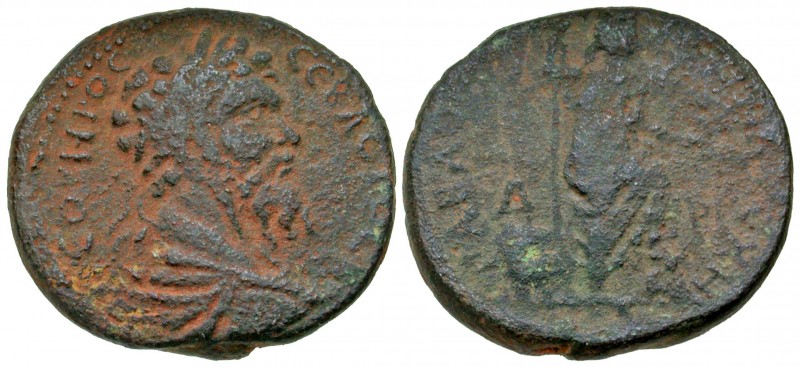 Arabia Petraea, Rabbathmoba. Septimius Severus. A.D. 193-211. AE 27 (29.3 mm, 15...