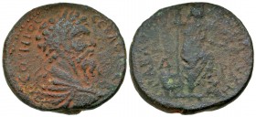 Arabia Petraea, Rabbathmoba. Septimius Severus. A.D. 193-211. AE 27. Dated CY 104 (A.D. 209/10).