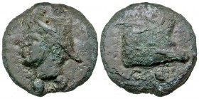 Anonymous. 240-225 B.C. AE Aes Grave sextans. Rome mint.
