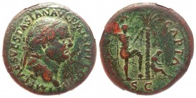 Vespasian. A.D. 69-79. AE sestertius. Rome mint, A.D. 71. NGC Certified VF.