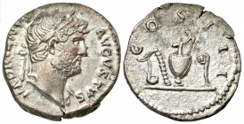 Hadrian. A.D. 117-138. AR denarius. Rome mint, ca. A.D. 124-128.