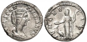 Manlia Scantilla. Augusta, A.D. 193. AE denarius. Wife of Didius Julianus. Rome mint, A.D. 193. NGC certified Ch VF. Very Rare. Ex Gorny &#38; Mosch 2...