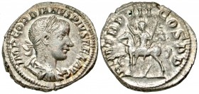 Gordian III. A.D. 238-244. AR denarius. Rome mint, struck A.D. 240.