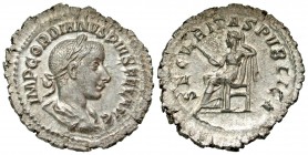 Gordian III. A.D. 238-244. AR denarius. Rome mint, struck A.D. 241.