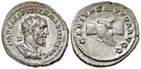 Pupienus. A.D. 238. AR antoninianus.