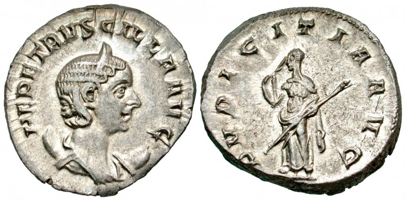 Herennia Etruscilla. Augusta, A.D. 249-251. AR antoninianus (21.1 mm, 4.85 g, 1 ...