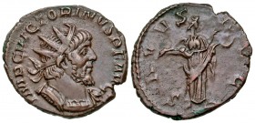 Victorinus. Romano-Gallic Emperor, A.D. 269-271. AE antoninianus. Cologne mint.