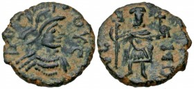 Zeno. Second reign, A.D. 476-491. AE 4. Uncertain mint. Very Rare.