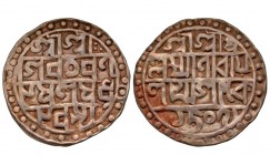 India, Cooch Behar. Lakshmi Narayana. SE 1509 = A.D. 1582. AR tanka.