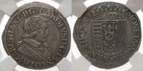 France, Lorraine. Charles IV. 1626-1634. AR teston. Dated 1627. NGC certified VF details.
