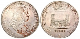 Italian States, Livorno. Tuscany. Cosimo III. 1670-1723. AR tollero. 1708. Rare. Ex UBS Auction 50, Lot 2510 (2004).