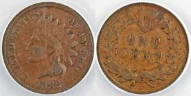 USA. Indian Head Cent. 1882. Penny. NGC certified VF 30. Rare Variety.