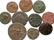 [Roman Provincial]. Group Lots. 10 bronze coins, mixed emperors and cities.