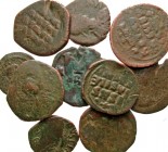 [Byzantine]. Lot of 10 Byzantine Bronze Coins.