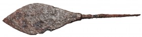 Large Iron Arrowhead. Roman, 3rd-5th Century A.D.