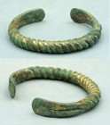 A lovely bronze bracelet from Luristan, ca. 800 - 200 B.C.