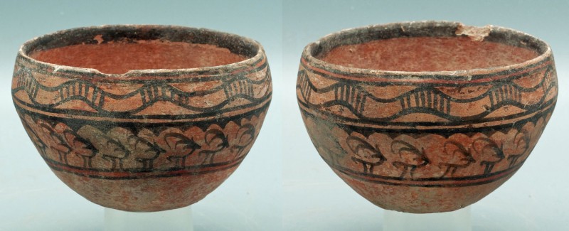 A choice Harappan bowl from the Indus Valley, ca. 2500 - 1800 B.C. This elegant ...