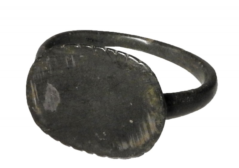 Crusader Ring. Crusader Holy Lands under Crusaders, 10th-12th Century A.D. Bronz...