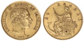 Denmark 20 Kroner 1873